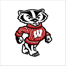 The Bucky Badger logo on a white background